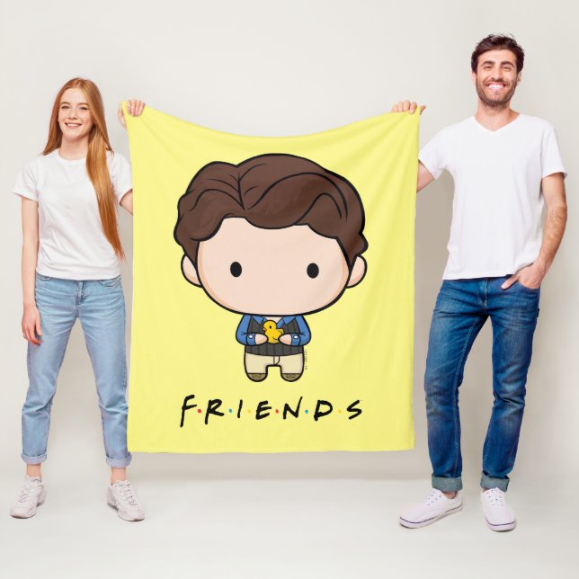 FRIENDS™ | Chandler Chibi Fleece Blanket (In Situ)