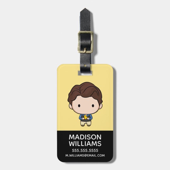 FRIENDS™ | Chandler Chibi Luggage Tag (Front Vertical)