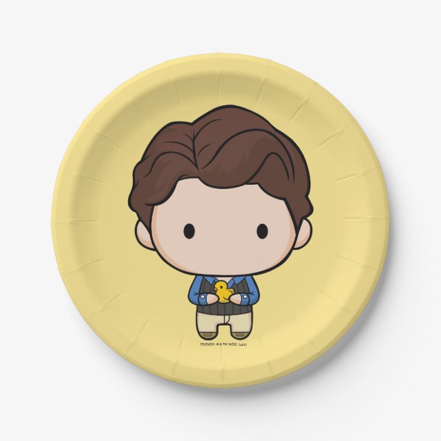 FRIENDS™ | Chandler Chibi Paper Plate (Front)