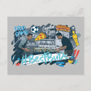 FRIENDS™   Chandler & Joey - Best Buds Invitation Postcard