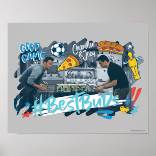 FRIENDS™   Chandler & Joey - Best Buds Poster