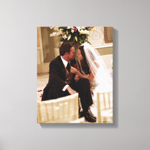 FRIENDS™ Chandler & Monica Married Canvas Print