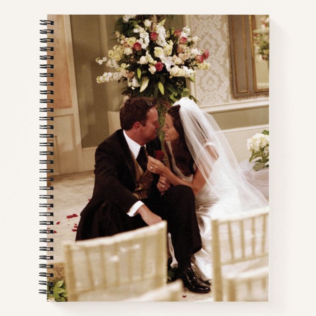 FRIENDS™ | Chandler & Monica Married Notebook (Front)