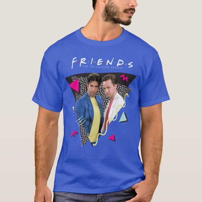 Friends Chandler Ross Retro Small retro T-Shirt (Front)