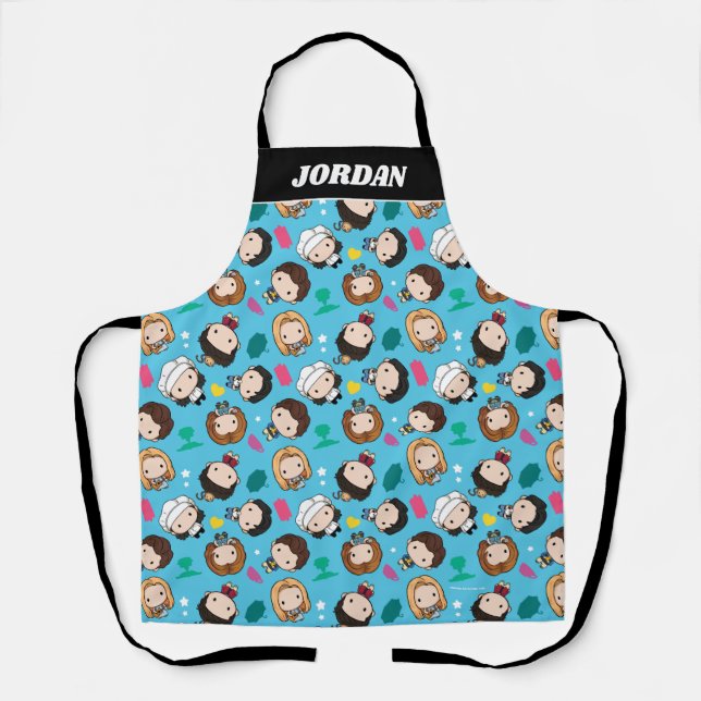 FRIENDS™ | Character Chibi Pattern Apron (Front)