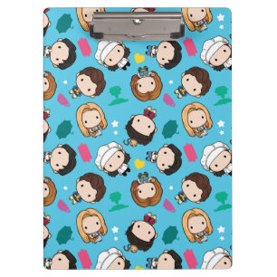 FRIENDS™   Character Chibi Pattern Clipboard