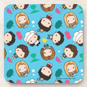 FRIENDS™   Character Chibi Pattern Coaster