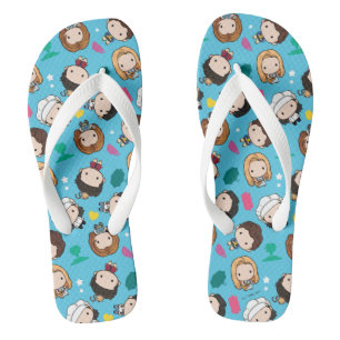 FRIENDS™   Character Chibi Pattern Flip Flops