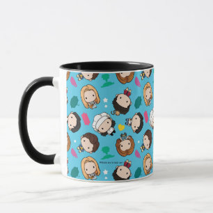 FRIENDS™ Character Chibi Pattern Mug
