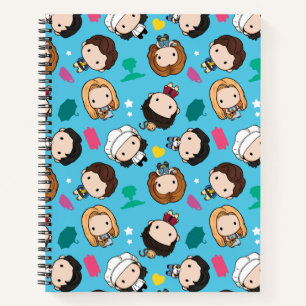 FRIENDS™ Character Chibi Pattern Notebook