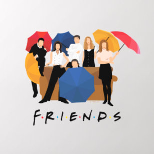 FRIENDS™ Character Silhouette Wall Decal