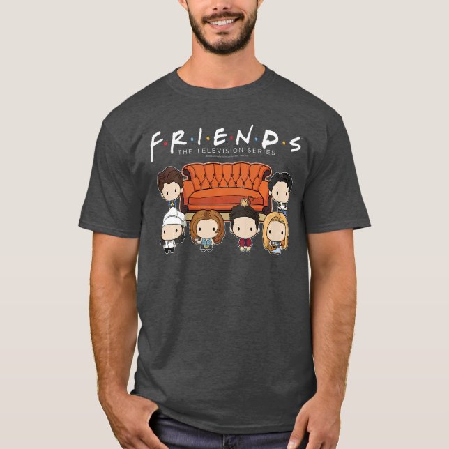 Friends Chibi Couch Crew gift T-Shirt (Front)