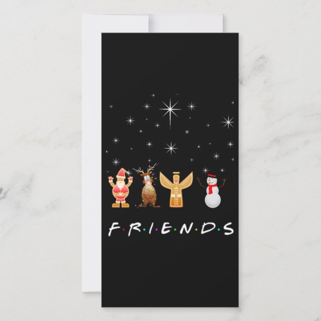 Friends Christmas Holiday Card (Front)