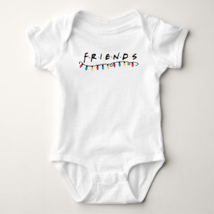 FRIENDS™   Christmas Lights Logo Baby Bodysuit