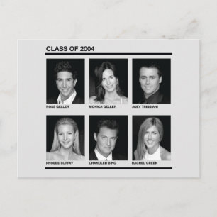 FRIENDS™ Class of 2004 Invitation Postcard