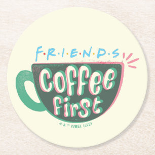 FRIENDS™   Coffee First Round Paper Coaster
