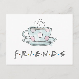 FRIENDS™ Coffee Mug Watercolor Invitation Postcard