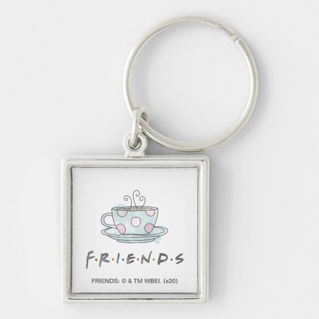 FRIENDS™ | Coffee Mug Watercolor Keychain (Front)