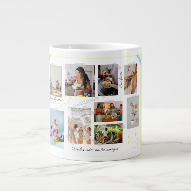  Friends Collage Mug | Personalized Memory Mug (Front)