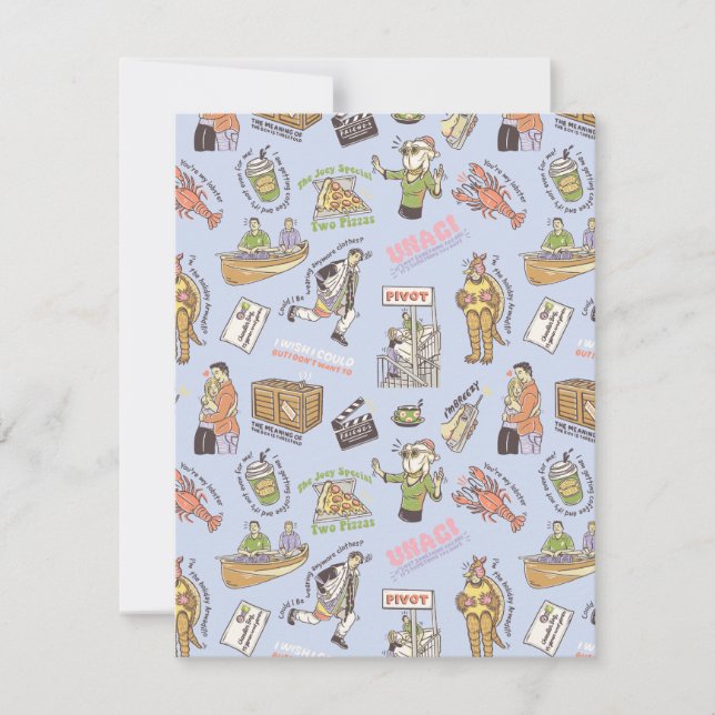 FRIENDS™ Colorful Cartoon Pattern Card (Front)