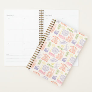 FRIENDS™ Colorful Quotes Pattern Planner