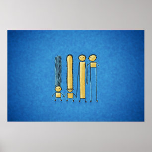 Friends (Colour 2) Poster