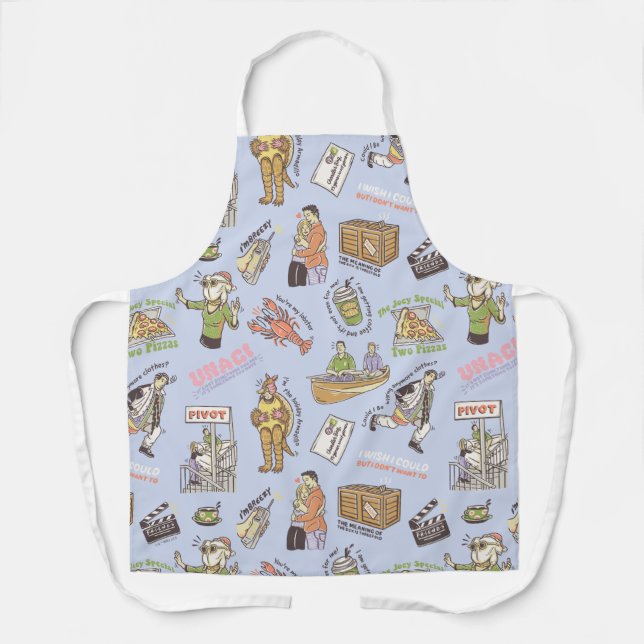 FRIENDS™ Colourful Cartoon Pattern Apron (Front)
