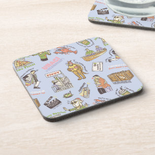 FRIENDS™ Colourful Cartoon Pattern Coaster