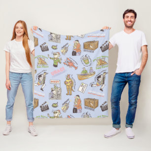 FRIENDS™ Colourful Cartoon Pattern Fleece Blanket