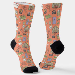 FRIENDS™ Colourful Icons Pattern Socks