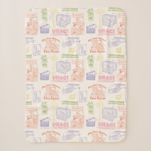FRIENDS™ Colourful Quotes Pattern Sherpa Blanket