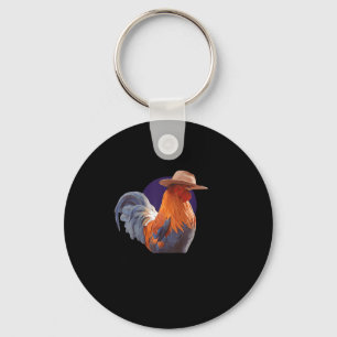 Friends Come And Go Scrappy Stays Funny Chicken Me Keychain