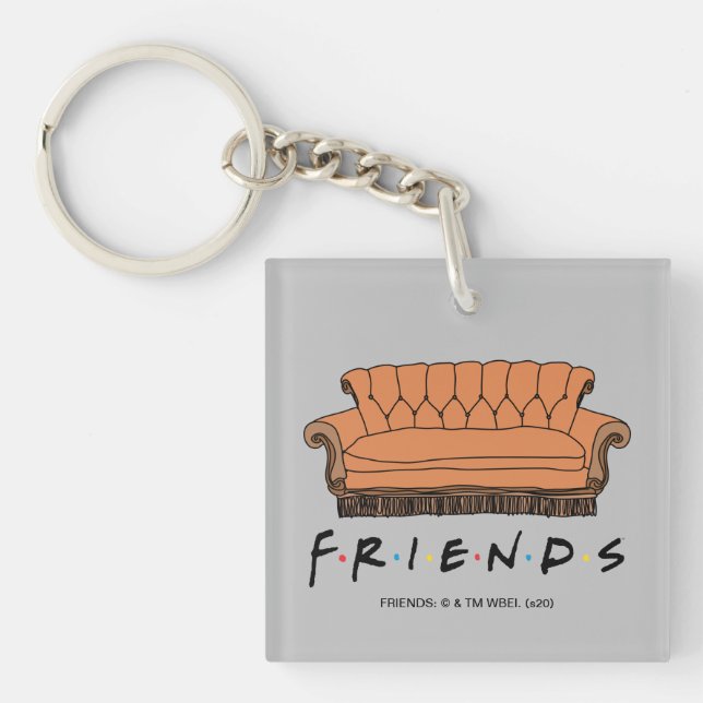 FRIENDS™ Couch Keychain (Front)