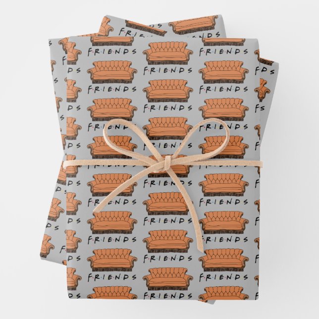 FRIENDS™ Couch Wrapping Paper Sheet (In situ)
