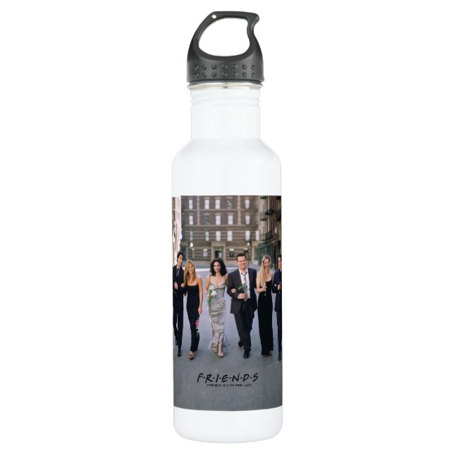 FRIENDS™ | Couples In Formal Wear 710 Ml Water Bottle (Front)