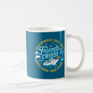 Friends Cruise Matching Group Vacation Design Coffee Mug