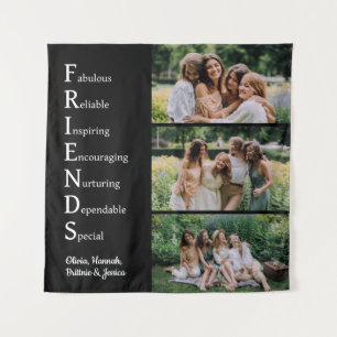 FRIENDS Custom Photo Tapestry