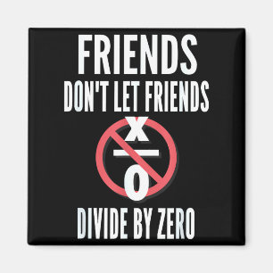 Friends Don't Let Friends Divide By Zero  Magnet