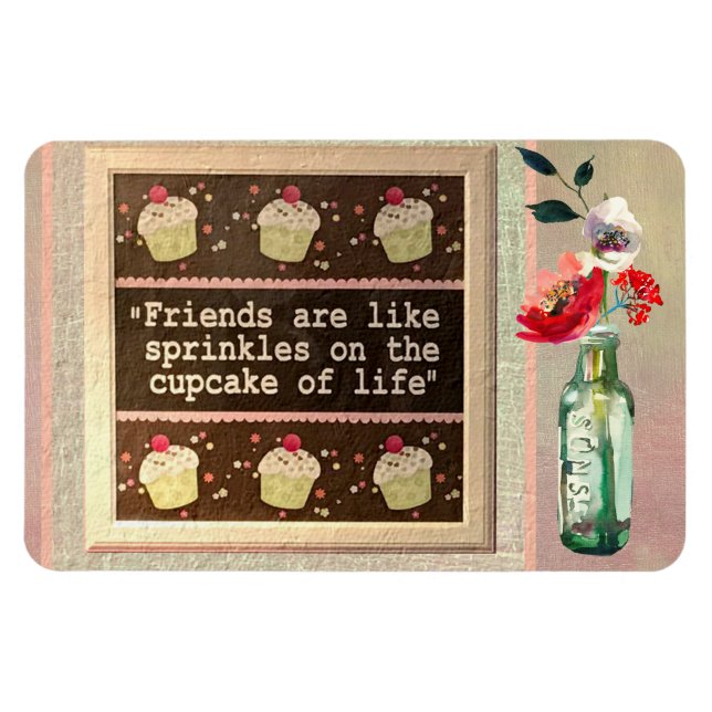 FRIENDS ENRICH OUR LIVES MAGNET (Horizontal)
