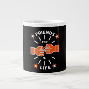 Friends For Life Large Coffee Mug