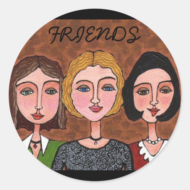 Friends for Life - stickers (Front)
