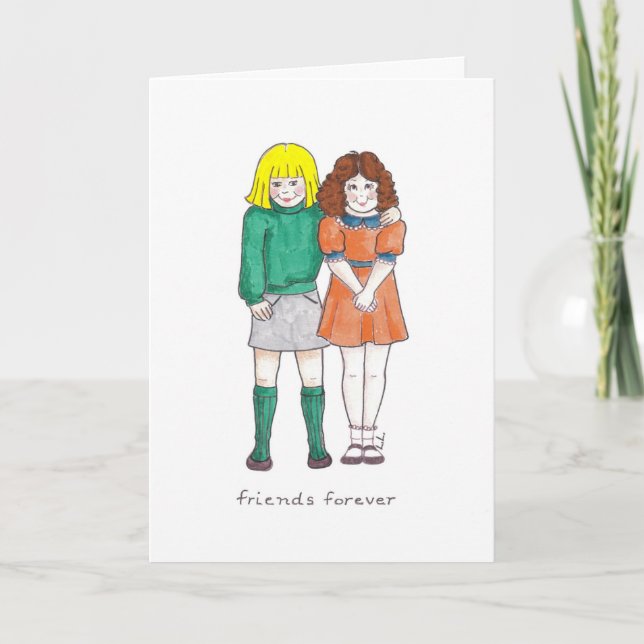 Friends forever card (Front)