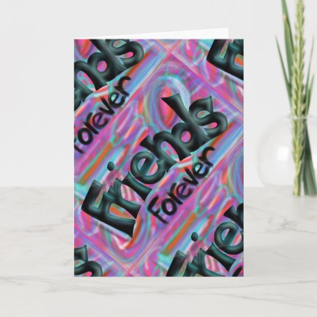 Friends Forever greeting card (Front)