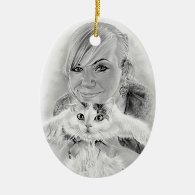 Friends forever Kitty Ornament (Front)