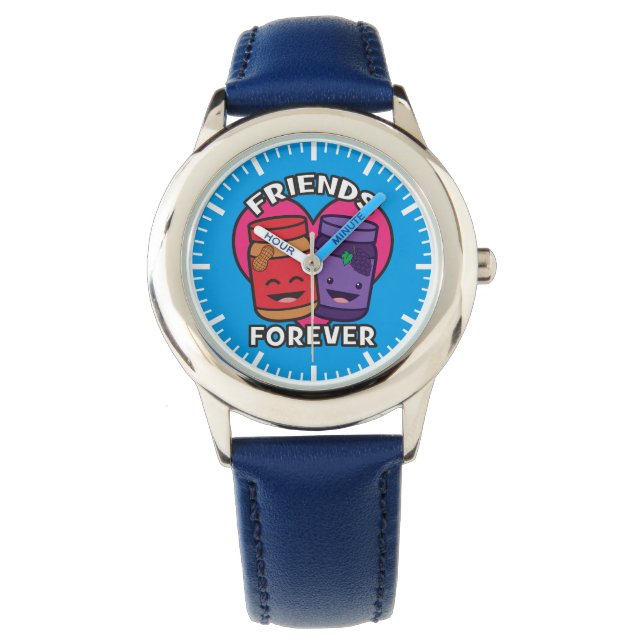 Friends Forever - Peanut Butter And Jelly Kawaii Watch (Front)