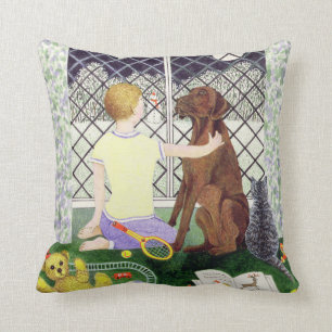 Friends Forever Throw Pillow