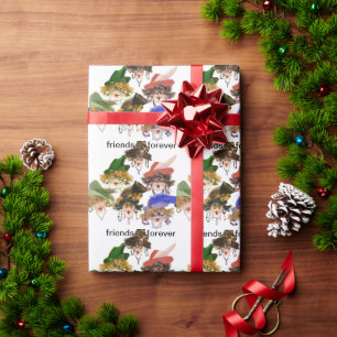 Friends Forever Wrapping Paper