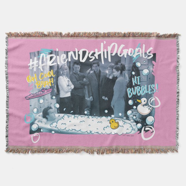 FRIENDS™ | Friendship Goals Throw Blanket (Front)