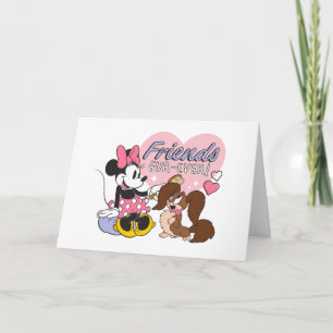 Friends Fur Ever Minnie and Pup Love Card