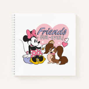 Friends Fur Ever Minnie and Pup Love Notebook